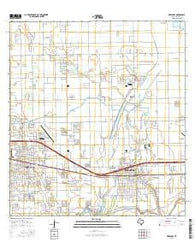 Mercedes Texas Current topographic map, 1:24000 scale, 7.5 X 7.5 Minute, Year 2016
