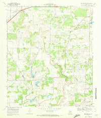 Mercers Gap Texas Historical topographic map, 1:24000 scale, 7.5 X 7.5 Minute, Year 1969