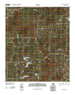 Mercers Gap Texas Historical topographic map, 1:24000 scale, 7.5 X 7.5 Minute, Year 2010
