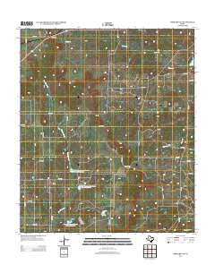 Mercers Gap Texas Historical topographic map, 1:24000 scale, 7.5 X 7.5 Minute, Year 2012