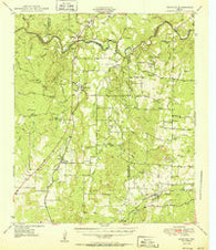 Mercury Texas Historical topographic map, 1:62500 scale, 15 X 15 Minute, Year 1950