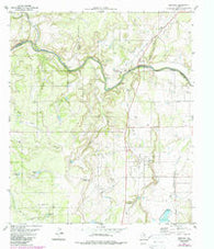 Mercury Texas Historical topographic map, 1:24000 scale, 7.5 X 7.5 Minute, Year 1979