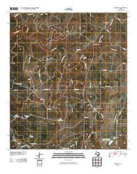 Mercury Texas Historical topographic map, 1:24000 scale, 7.5 X 7.5 Minute, Year 2010