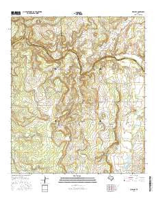 Mercury Texas Current topographic map, 1:24000 scale, 7.5 X 7.5 Minute, Year 2016