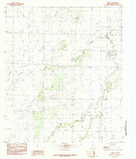 Mereta Texas Historical topographic map, 1:24000 scale, 7.5 X 7.5 Minute, Year 1984