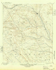 Meridian Texas Historical topographic map, 1:125000 scale, 30 X 30 Minute, Year 1894