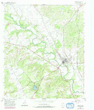 Meridian Texas Historical topographic map, 1:24000 scale, 7.5 X 7.5 Minute, Year 1955