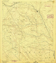 Meridian Texas Historical topographic map, 1:125000 scale, 30 X 30 Minute, Year 1888