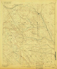 Meridian Texas Historical topographic map, 1:125000 scale, 30 X 30 Minute, Year 1894