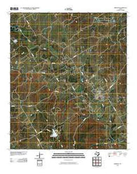 Meridian Texas Historical topographic map, 1:24000 scale, 7.5 X 7.5 Minute, Year 2010