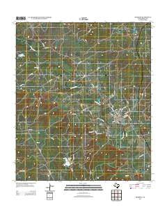 Meridian Texas Historical topographic map, 1:24000 scale, 7.5 X 7.5 Minute, Year 2012