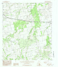 Merkel East Texas Historical topographic map, 1:24000 scale, 7.5 X 7.5 Minute, Year 1984