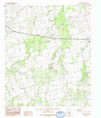 Merkel East Texas Historical topographic map, 1:24000 scale, 7.5 X 7.5 Minute, Year 1984