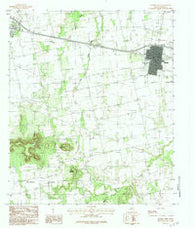 Merkel West Texas Historical topographic map, 1:24000 scale, 7.5 X 7.5 Minute, Year 1984