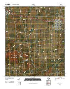 Merkel West Texas Historical topographic map, 1:24000 scale, 7.5 X 7.5 Minute, Year 2010