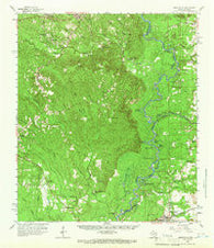Merryville Louisiana Historical topographic map, 1:62500 scale, 15 X 15 Minute, Year 1959
