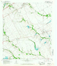 Mertens Texas Historical topographic map, 1:24000 scale, 7.5 X 7.5 Minute, Year 1965