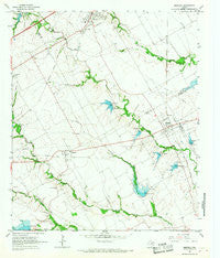 Mertens Texas Historical topographic map, 1:24000 scale, 7.5 X 7.5 Minute, Year 1965
