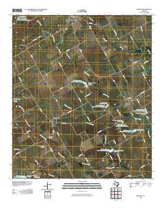 Mertens Texas Historical topographic map, 1:24000 scale, 7.5 X 7.5 Minute, Year 2010