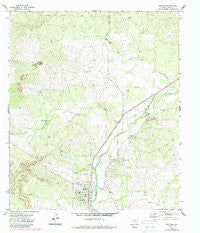 Mertzon Texas Historical topographic map, 1:24000 scale, 7.5 X 7.5 Minute, Year 1972