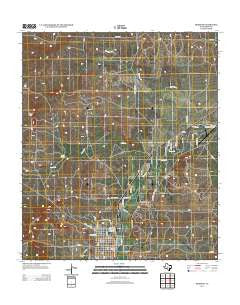 Mertzon Texas Historical topographic map, 1:24000 scale, 7.5 X 7.5 Minute, Year 2013