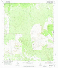 Mertzon SW Texas Historical topographic map, 1:24000 scale, 7.5 X 7.5 Minute, Year 1972