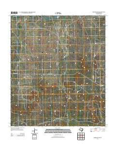 Mertzon SW Texas Historical topographic map, 1:24000 scale, 7.5 X 7.5 Minute, Year 2012