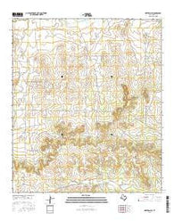 Mertzon SW Texas Current topographic map, 1:24000 scale, 7.5 X 7.5 Minute, Year 2016