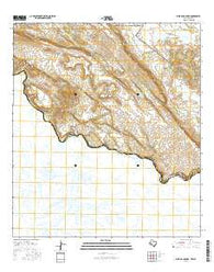 Mesa De Anguila Texas Current topographic map, 1:24000 scale, 7.5 X 7.5 Minute, Year 2016