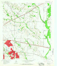 Mesquite Texas Historical topographic map, 1:24000 scale, 7.5 X 7.5 Minute, Year 1959