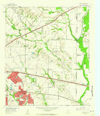 Mesquite Texas Historical topographic map, 1:24000 scale, 7.5 X 7.5 Minute, Year 1959