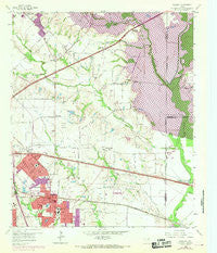 Mesquite Texas Historical topographic map, 1:24000 scale, 7.5 X 7.5 Minute, Year 1959
