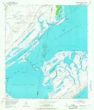 Mesquite Bay Texas Historical topographic map, 1:24000 scale, 7.5 X 7.5 Minute, Year 1952