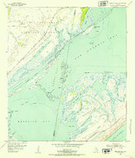 Mesquite Bay Texas Historical topographic map, 1:24000 scale, 7.5 X 7.5 Minute, Year 1952
