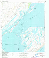 Mesquite Bay Texas Historical topographic map, 1:24000 scale, 7.5 X 7.5 Minute, Year 1952