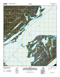 Mesquite Bay Texas Historical topographic map, 1:24000 scale, 7.5 X 7.5 Minute, Year 2010