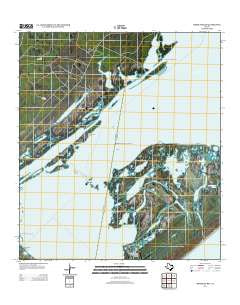 Mesquite Bay Texas Historical topographic map, 1:24000 scale, 7.5 X 7.5 Minute, Year 2013