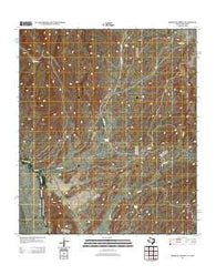 Mesquite Spring Texas Historical topographic map, 1:24000 scale, 7.5 X 7.5 Minute, Year 2012
