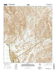 Mesquite Spring Texas Current topographic map, 1:24000 scale, 7.5 X 7.5 Minute, Year 2016