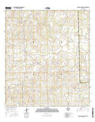 Mesteno Creek South Texas Current topographic map, 1:24000 scale, 7.5 X 7.5 Minute, Year 2016
