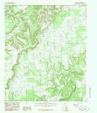 Metcalf Gap Texas Historical topographic map, 1:24000 scale, 7.5 X 7.5 Minute, Year 1984