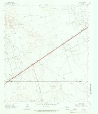 Metz Texas Historical topographic map, 1:24000 scale, 7.5 X 7.5 Minute, Year 1964