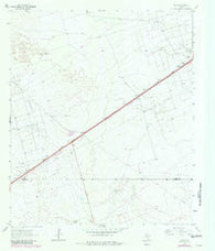 Metz Texas Historical topographic map, 1:24000 scale, 7.5 X 7.5 Minute, Year 1964