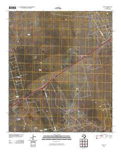 Metz Texas Historical topographic map, 1:24000 scale, 7.5 X 7.5 Minute, Year 2010