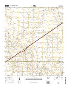 Metz Texas Current topographic map, 1:24000 scale, 7.5 X 7.5 Minute, Year 2016