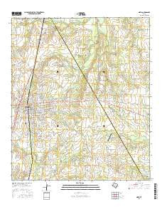 Mexia Texas Current topographic map, 1:24000 scale, 7.5 X 7.5 Minute, Year 2016