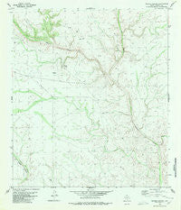 Meyers Canyon Texas Historical topographic map, 1:24000 scale, 7.5 X 7.5 Minute, Year 1980
