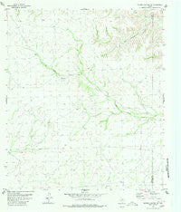 Meyers Canyon NE Texas Historical topographic map, 1:24000 scale, 7.5 X 7.5 Minute, Year 1980