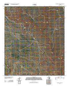 Meyers Canyon Texas Historical topographic map, 1:24000 scale, 7.5 X 7.5 Minute, Year 2010