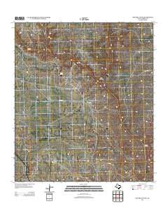 Meyers Canyon Texas Historical topographic map, 1:24000 scale, 7.5 X 7.5 Minute, Year 2012